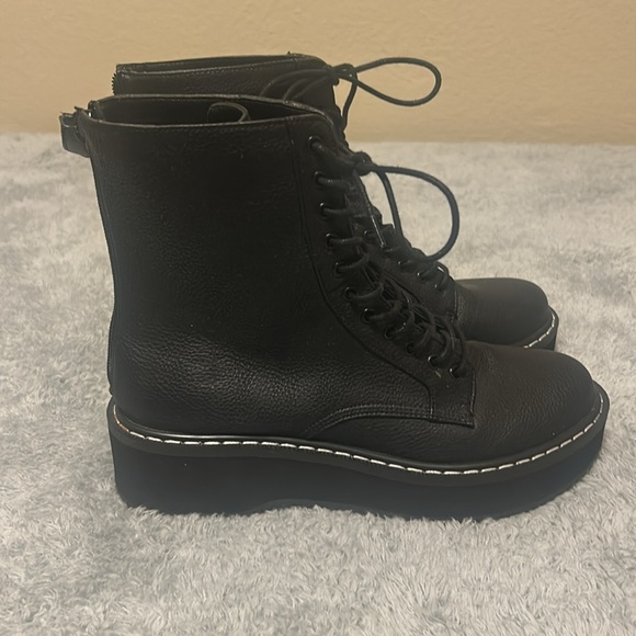Like New!!Kendall & Kyle Women’s Hunt2 Combat Boots Black ,Size 7.5M - Picture 6 of 16